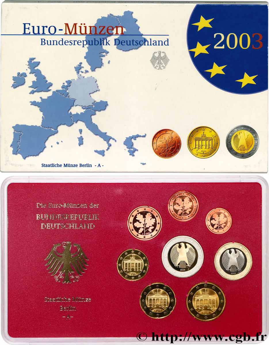 GERMANY SÉRIE Euro BELLE EPREUVE 2003 Proof set