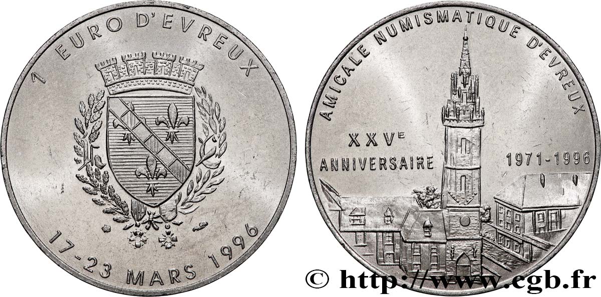 FRANCIA 1 Euro d’Evreux (17 - 23 mars 1996) 1996 SPL