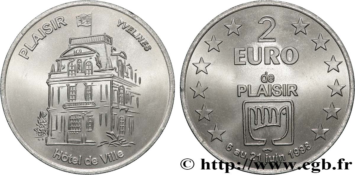 FRANCE 2 Euro de Plaisir (6 - 21 juin 1998) 1998 MS
