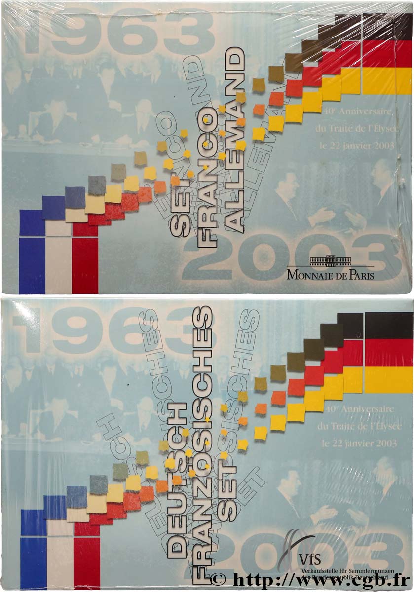 EUROPA SÉRIE Euro Franco-Allemande 2003 BU