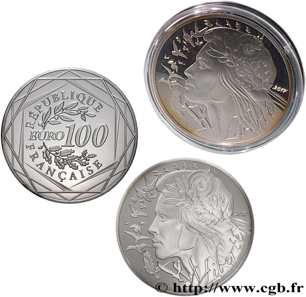 FRANCE 100 Euro MARIANNE - LIBERTÉ 2017 MS