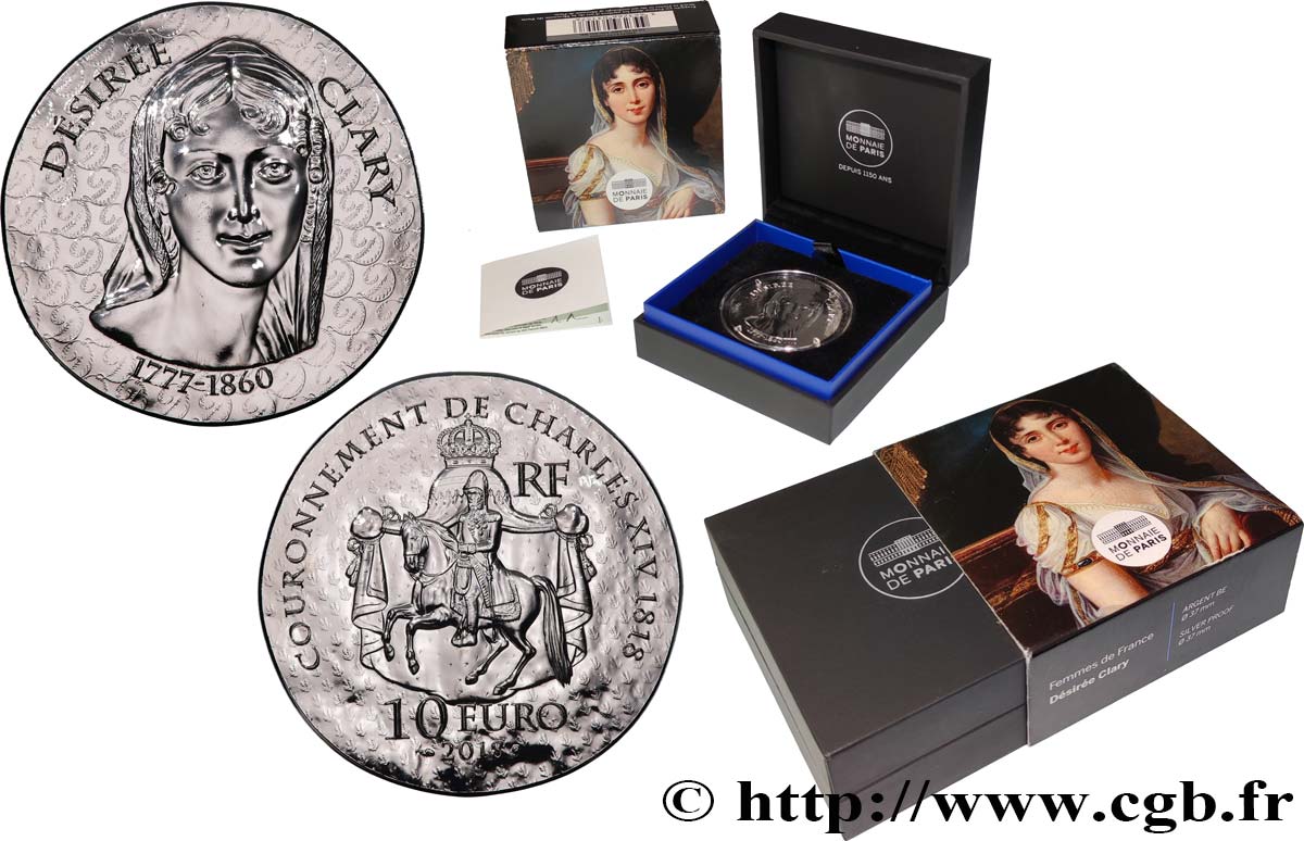 FRANCE 10 Euro DÉSIRÉE CLARY 2018 FDC