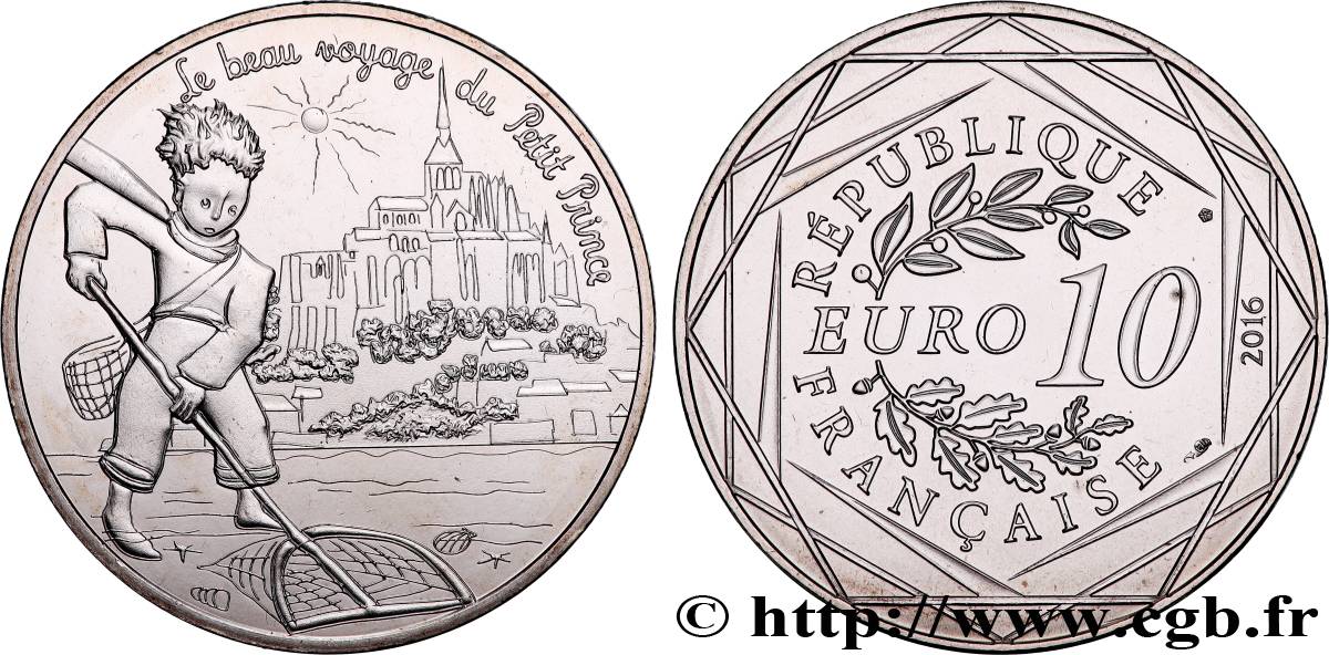 FRANCE 10 Euro LE PETIT PRINCE - A LA PÊCHE AU MONT SAINT MICHEL 2016 SPL