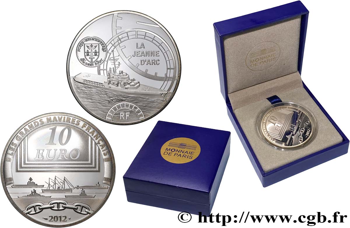 FRANKREICH Belle Épreuve 10 Euro LA JEANNE D’ARC 2012