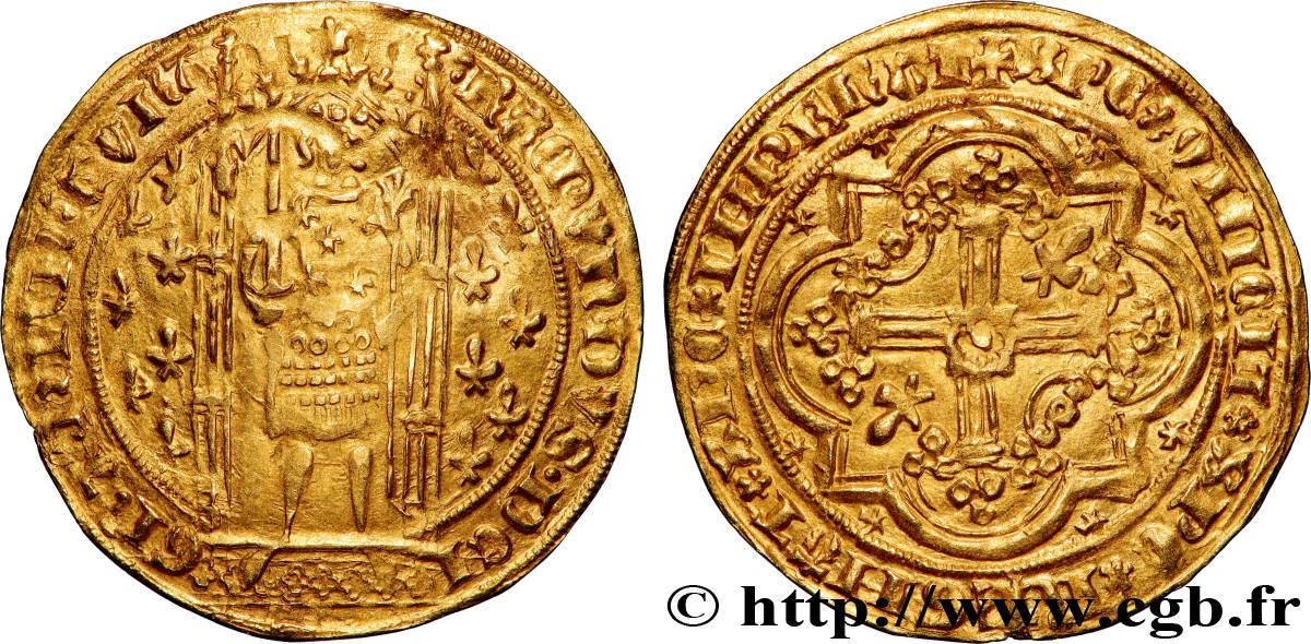 ORANGE - PRINCIPAUTÉ D ORANGE - RAYMOND IV Franc à pied aux cornets TTB