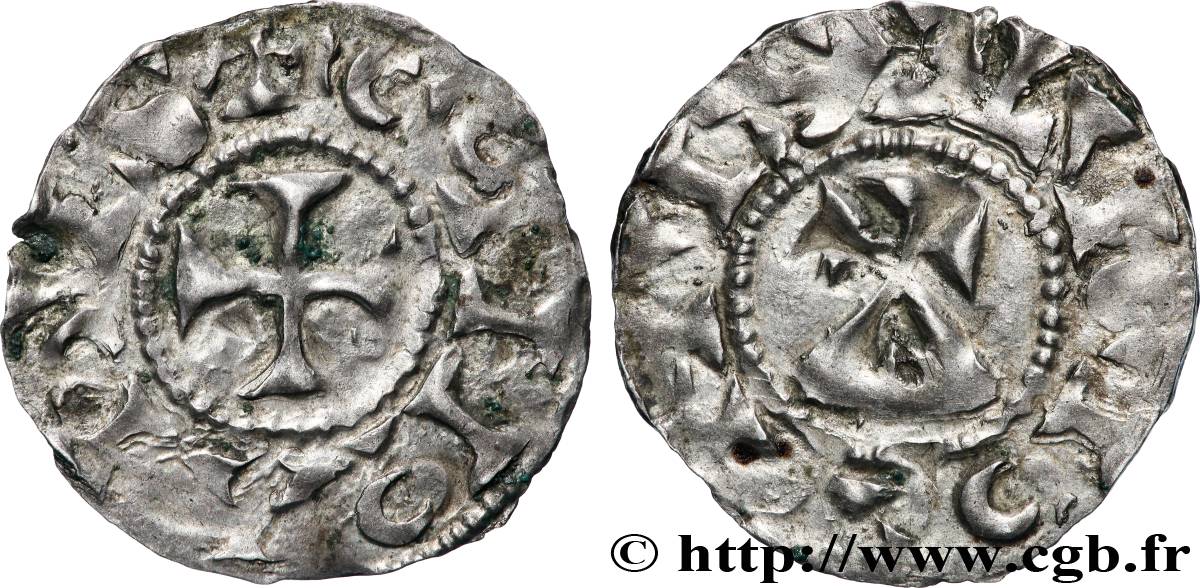 LYONNAIS - LYON - CONRAD LE PACIFIQUE  Denier TTB+