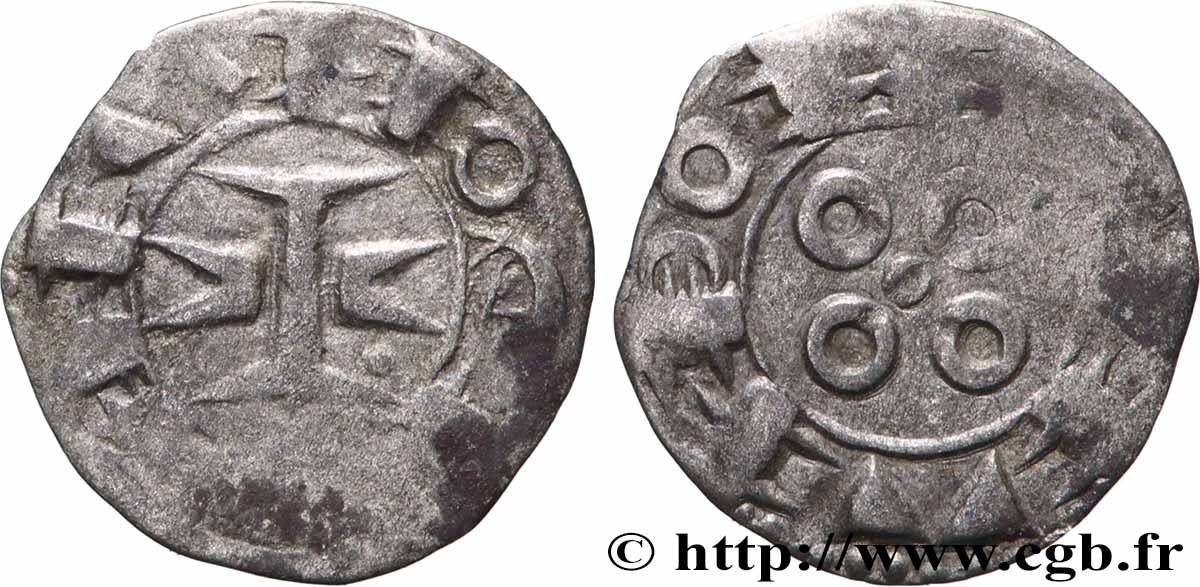 LANGUEDOC - COMTÉ DE MELGUEIL - ÉVÊQUES DE MAGUELONNE - ANONYMES Obole anonyme ou melgorien TB