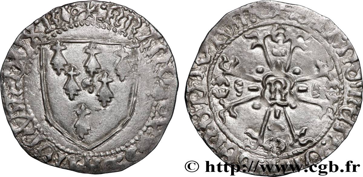 BRETAGNE - DUCHÉ DE BRETAGNE - FRANÇOIS II Gros à l écu fVZ/VZ