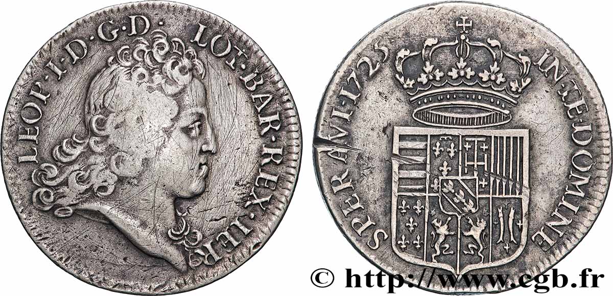 DUCHY OF LORRAINE - LEOPOLD I Écu dit d’Aubonne fVZ