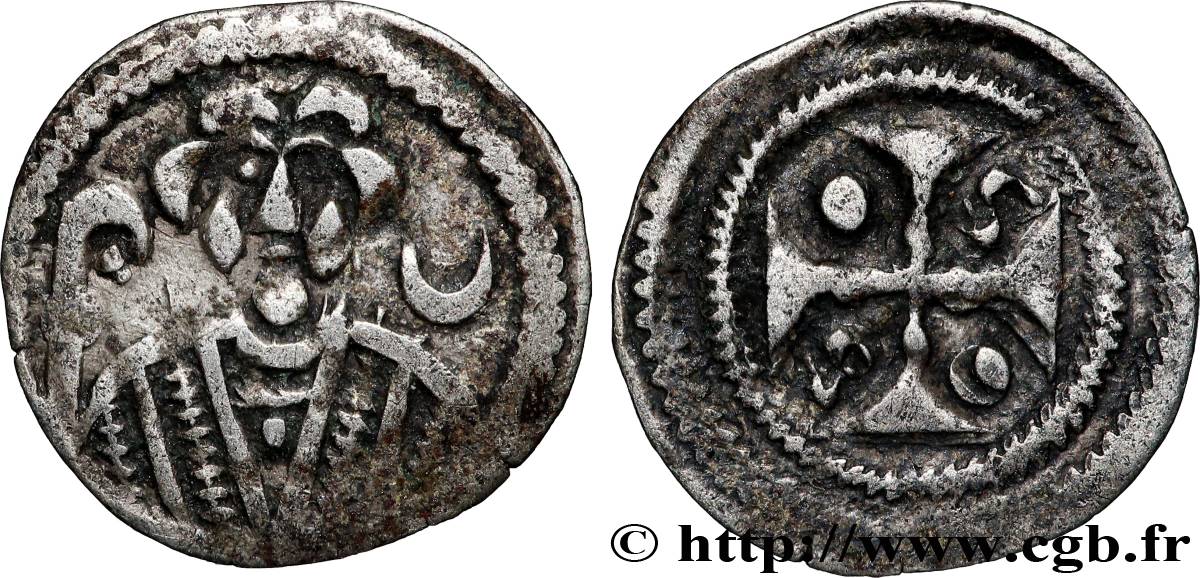 TOURNAISIS - TOURNAI (ÉVÊCHÉ DE) - MONNAYAGE ÉPISCOPAL ANONYME Petit denier ou maille TTB