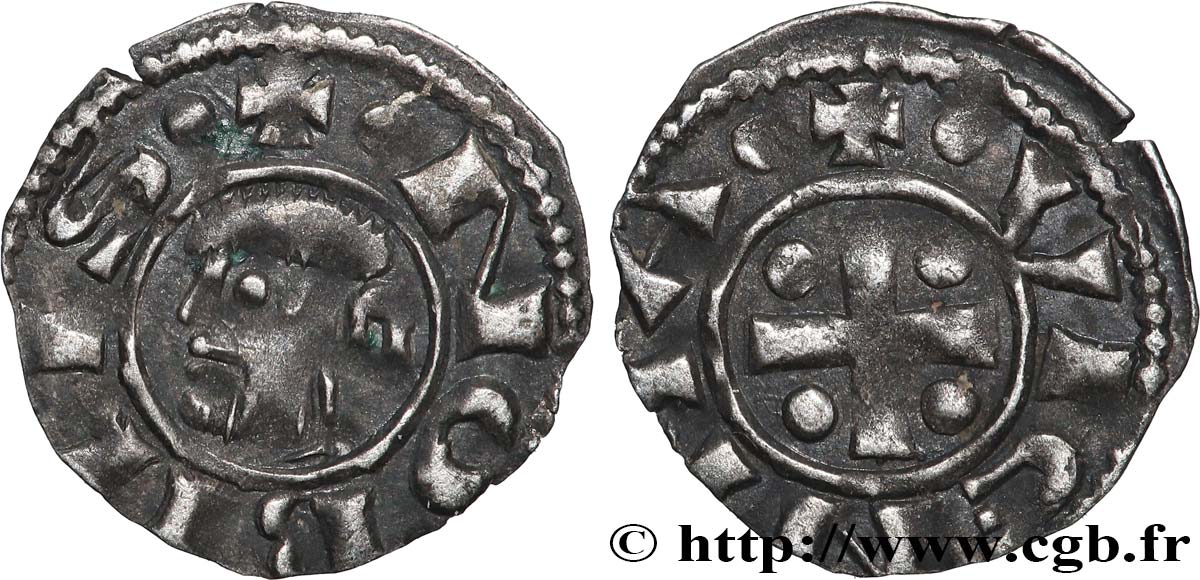 DAUPHINÉ - ARCHEVÊCHÉ DE VIENNE - ANONYMES Obole anonyme TTB+