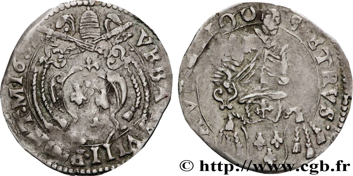 COMTAT-VENAISSIN - AVIGNON - URBAIN VIII (Maffeo Barberini) Barberin ou Giulio TB+