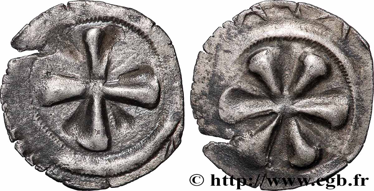 AUVERGNE - ÉVÊCHÉ DU PUY - ANONYMES Denier fSS