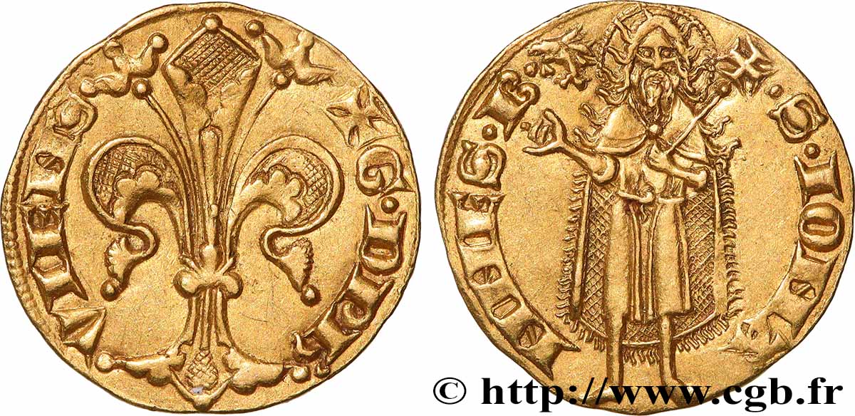 DAUPHINE - DAUPHINS OF VIENNOIS - GUIGUES VIII Florin d or AU