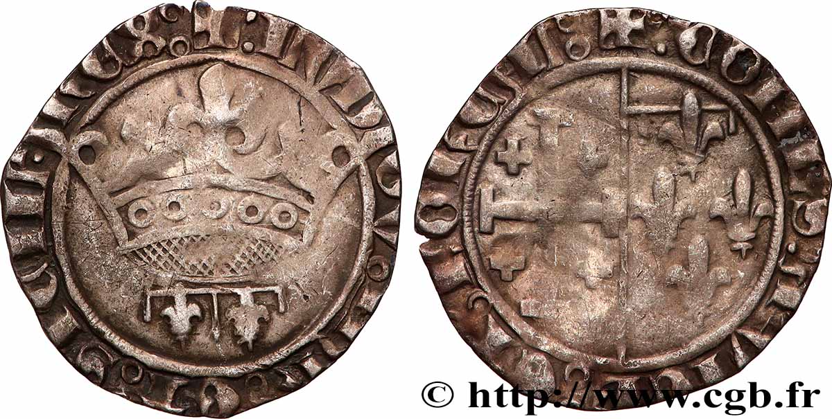 COUNTY OF PROVENCE - LOUIS OF PROVENCE Gros ou sol coronat BC+/BC