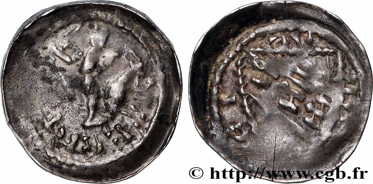 LORRAINE - DUCHÉ DE LORRAINE - FERRI III Denier au cavalier q.BB