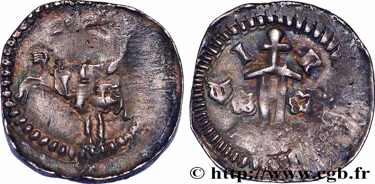 LORRAINE - DUCHÉ DE LORRAINE - FERRI III Denier au cavalier TB+