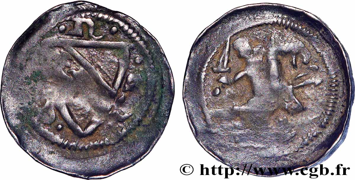 LORRAINE - DUCHÉ DE LORRAINE - FERRI III Denier au cavalier fSS