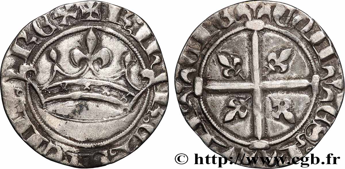 PROVENCE - COMTÉ DE PROVENCE - ROBERT D ANJOU Sol coronat ou quaternial TB+