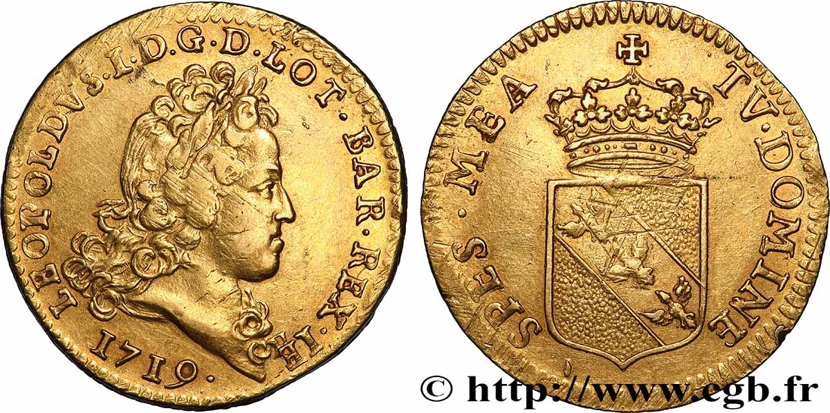LORRAINE - DUCHÉ DE LORRAINE - LÉOPOLD Ier Léopold d’or TTB+