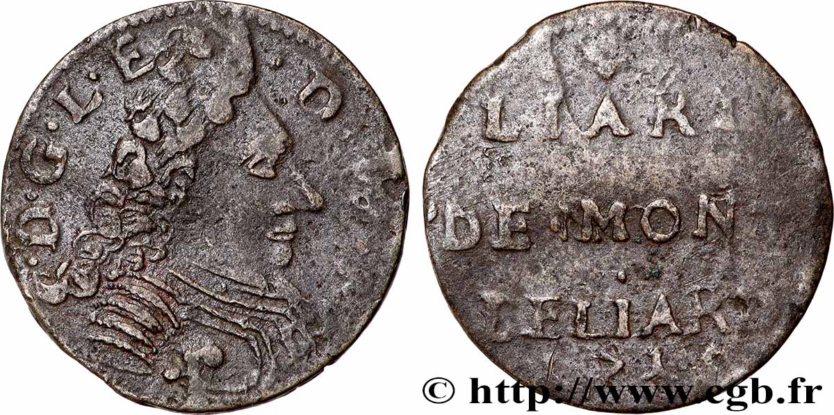 MONTBÉLIARD - COMTÉ DE MONTBÉLIARD - LÉOPOLD EBERHARD Liard de Montbéliard fSS