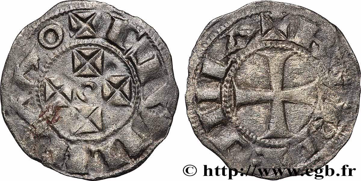 AQUITAINE - DUCHÉ D AQUITAINE - GUILLAUME X Denier SS/fSS