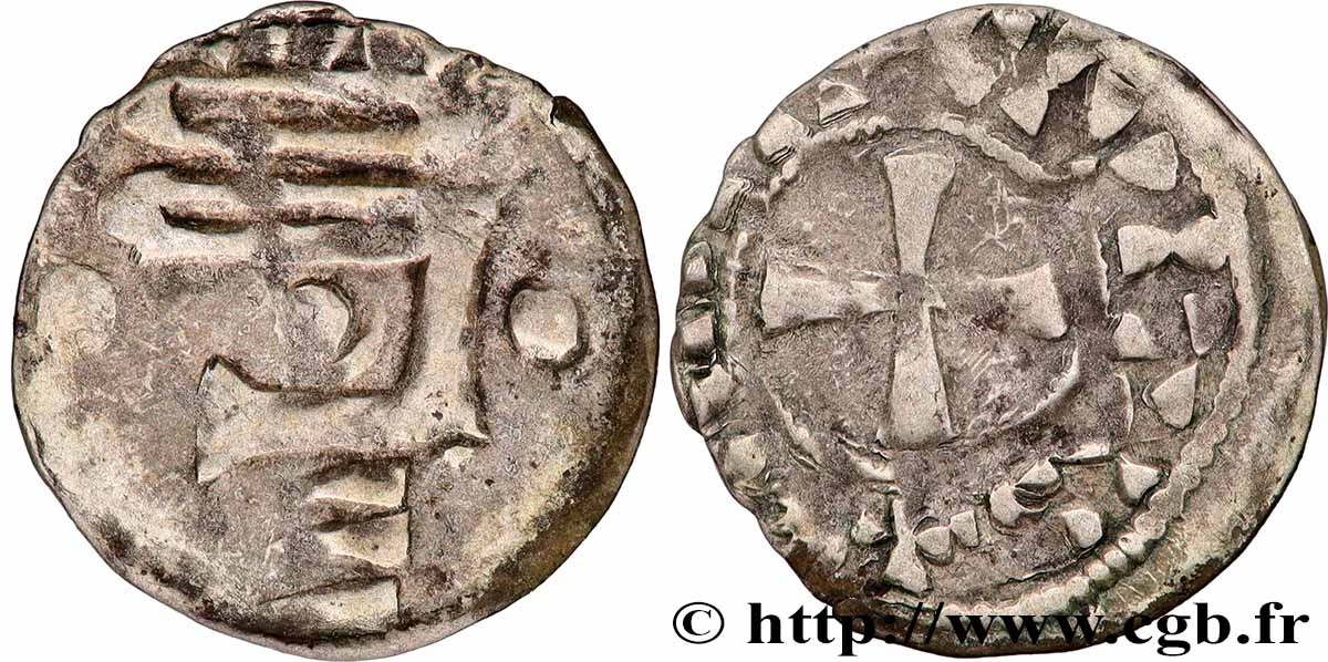 CHARTRES - COMTÉ DE CHARTRES - EUDES Ier Denier SS/fSS