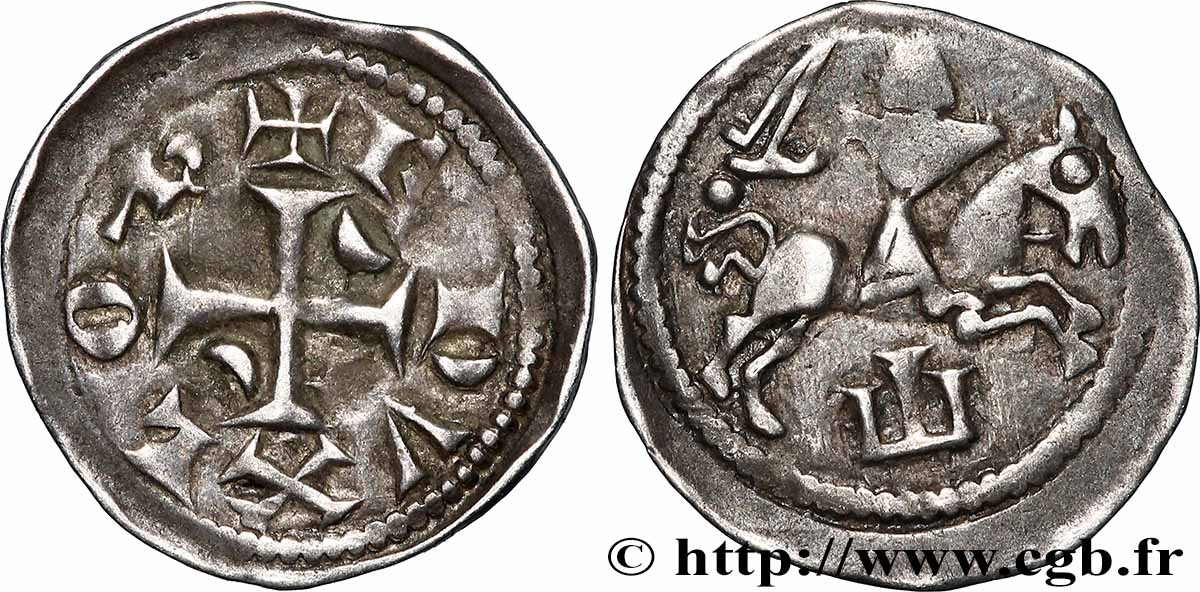 LORRAINE - DUCHÉ DE LORRAINE - FERRI III Denier anonyme TTB+