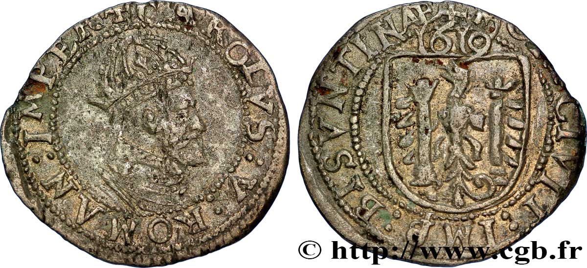 FRANCHE-COMTÉ - VILLE DE BESANÇON Carolus TB+