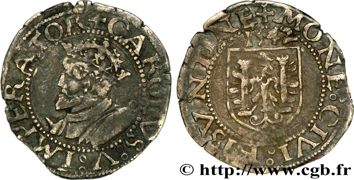 FRANCHE-COMTÉ - VILLE DE BESANÇON Carolus TB+