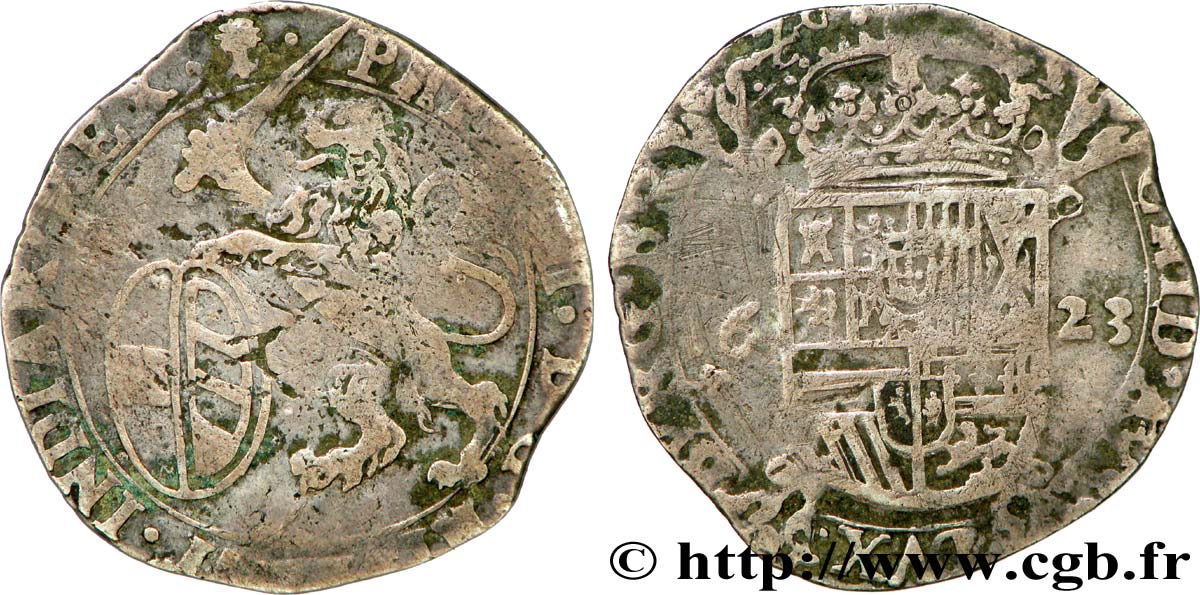 PAYS-BAS ESPAGNOLS - DUCHÉ DE BRABANT - PHILIPPE IV Escalin TB