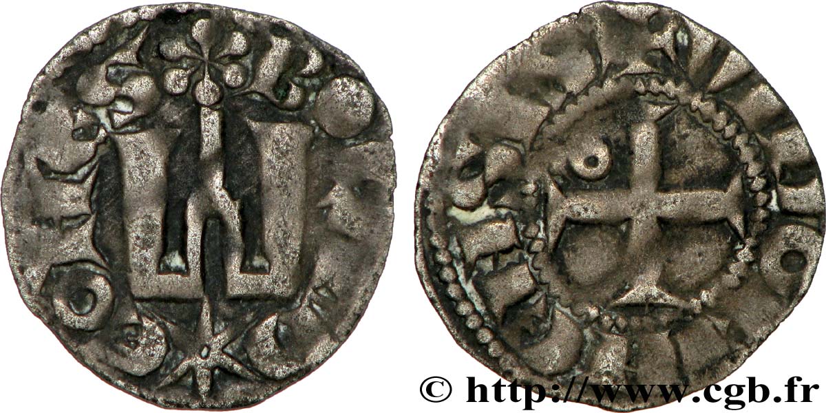 VENDÔMOIS - COMTÉ DE VENDÔME - BOUCHARD VI Obole TTB