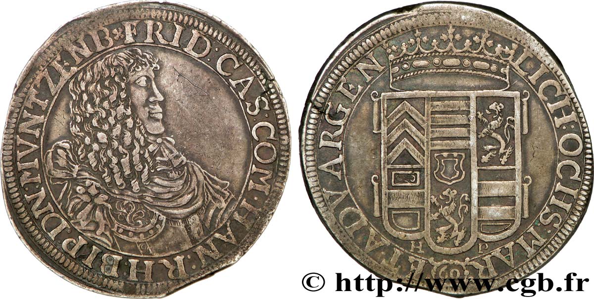 ALSACE - COMTÉ DE HANAU-LICHTENBERG - FRÉDÉRIC-CASIMIR Florin TTB