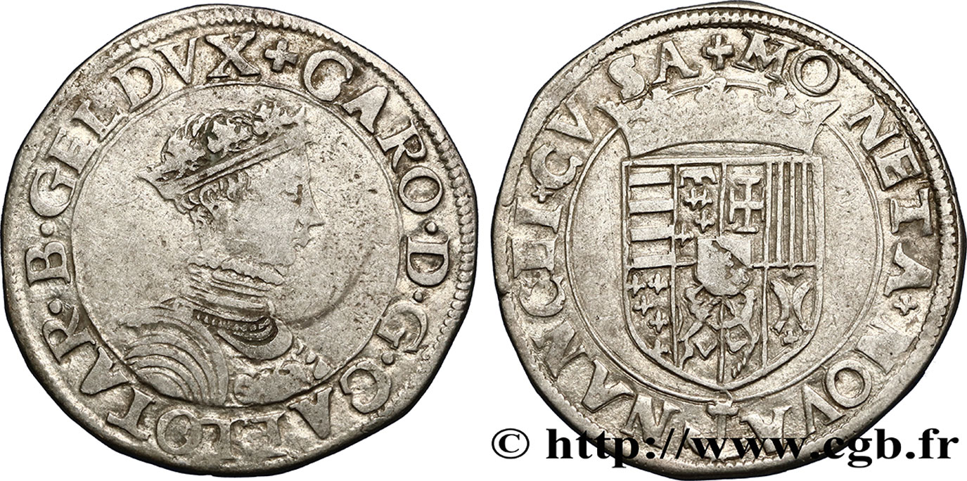 LORRAINE - DUCHÉ DE LORRAINE - CHARLES III LE GRAND DUC Teston, buste juvénile TB+/TTB