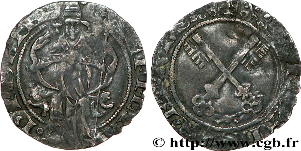 COMTAT-VENAISSIN - AVIGNON - CLÉMENT VI (Pierre Roger de Beaufort) Gros AU