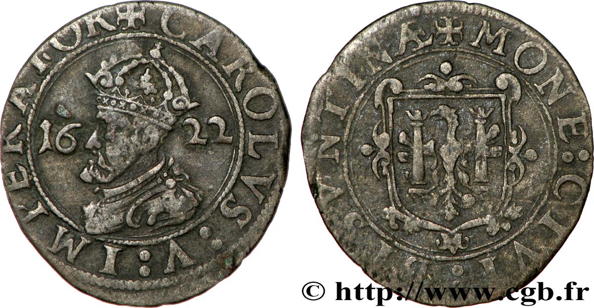 FRANCHE-COMTÉ - VILLE DE BESANÇON Carolus TTB