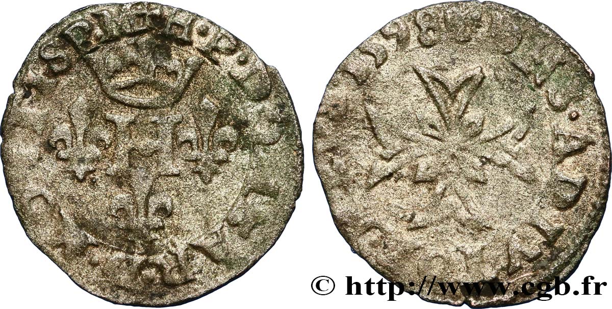 PRINCIPAUTY OF DOMBES - HENRY OF MONTPENSIER Liard VF