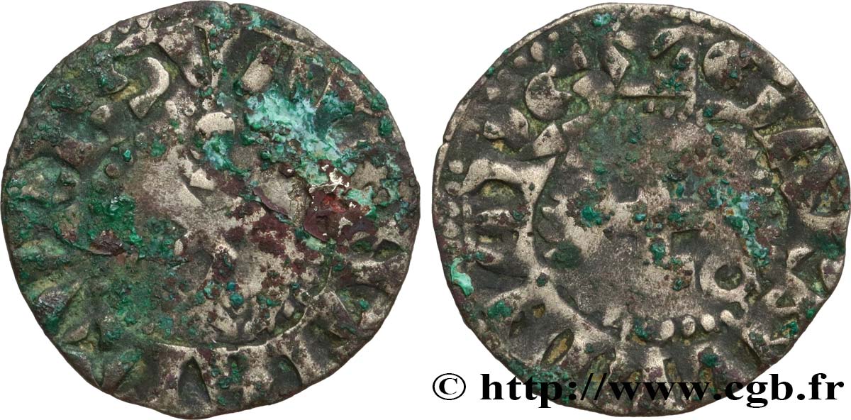 BISCHOP OF VALENCE - ANONYMOUS COINAGE Denier VG