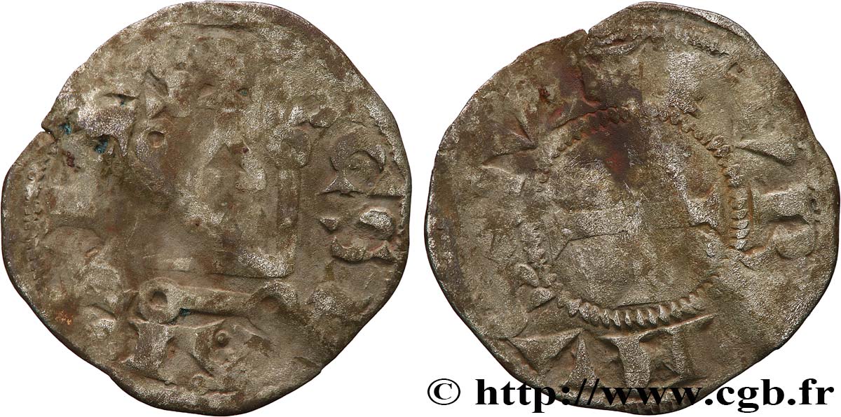 TOURAINE - TOURS - ABBAYE DE SAINT-MARTIN DE TOURS Denier B