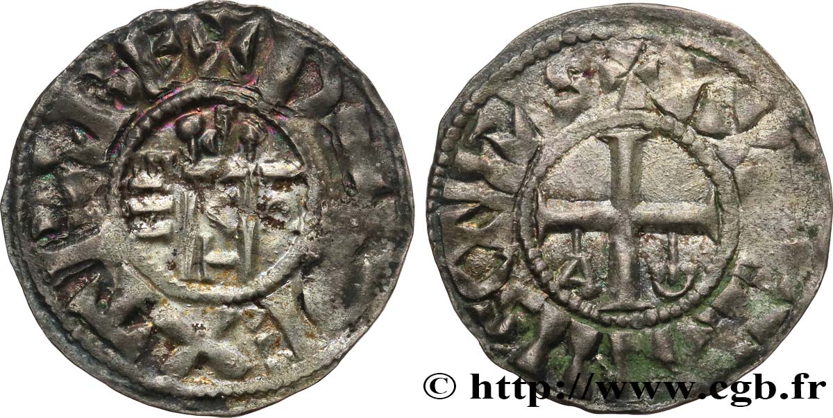 ORLÉANAIS - BISHOPRIC OF ORLÉANS - ANONYMOUS Denier XF