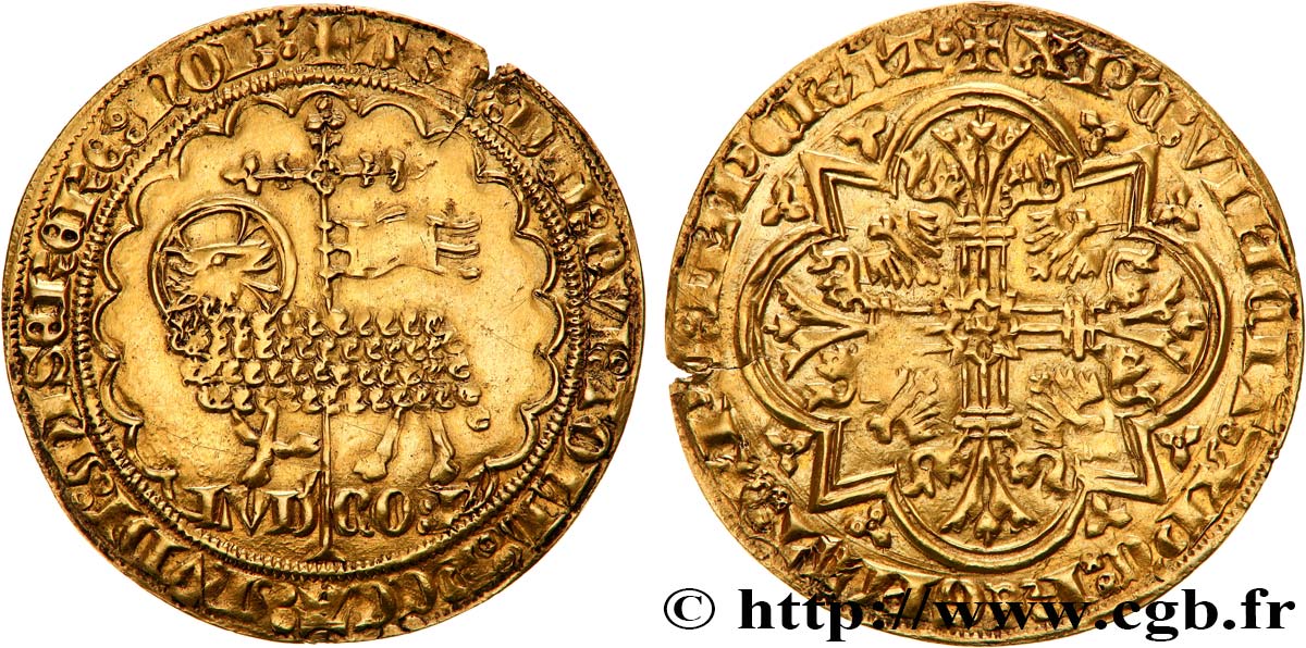 FLANDERS - COUNTY OF FLANDERS - LOUIS OF MALE Mouton d or AU
