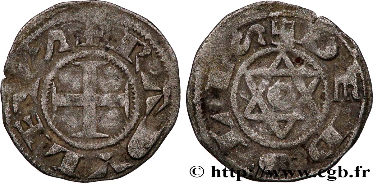BERRY - SEIGNEURIE DE DÉOLS (CHÂTEAUROUX) - RAOUL VII Denier XF