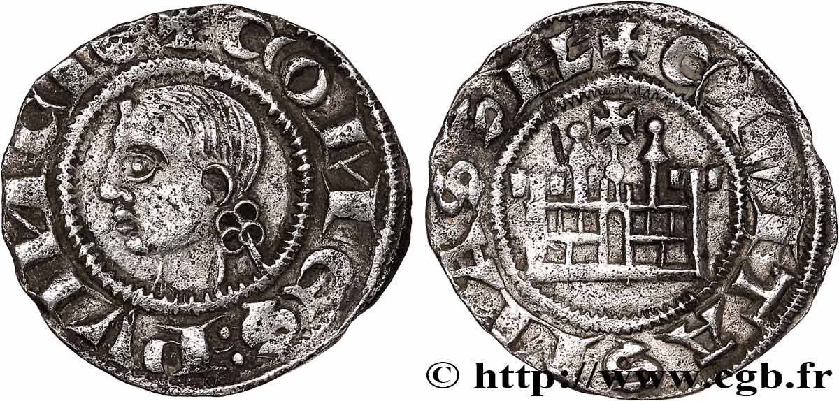 PROVENCE - COUNTY OF PROVENCE - CHARLES I OF ANJOU Demi-gros dit parfois  gros  XF