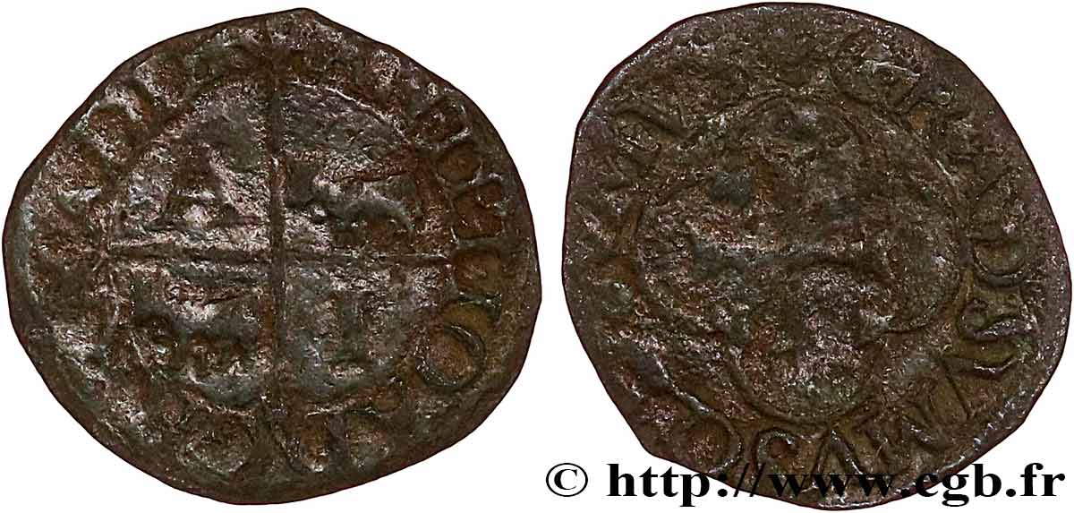 NAVARRE-BÉARN - ANTHONY OF BOURBON AND JOAN OF ALBRET Vaquette VF