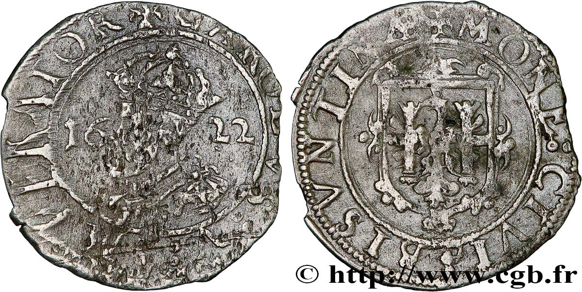 FRANCHE-COMTÉ - VILLE DE BESANÇON Carolus TB+/TTB