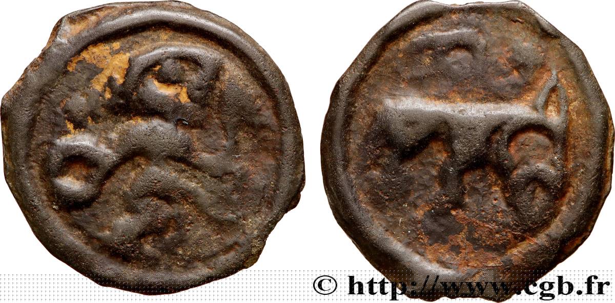 RÈMES (Région de Reims) Potin au guerrier courant TTB