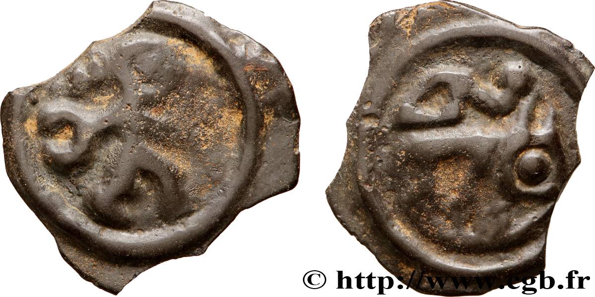 RÈMES (Région de Reims) Potin au guerrier courant TTB