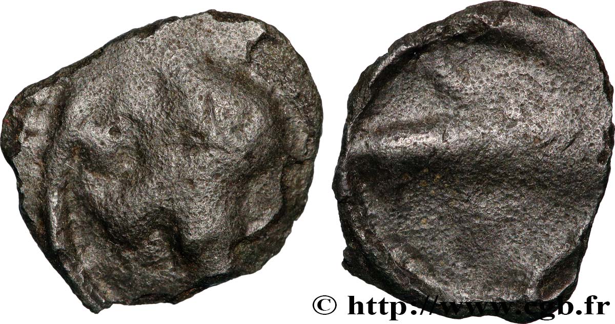 TURONS (Région de Touraine) Potin “à la tête diabolique” TB