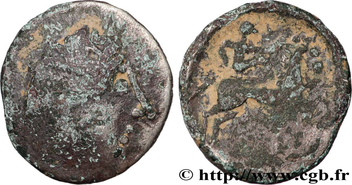 PICTONS / BITURIGES / CARNUTES - CENTRE-OUEST, Incertaines Drachme à l’aurige accroupi TB