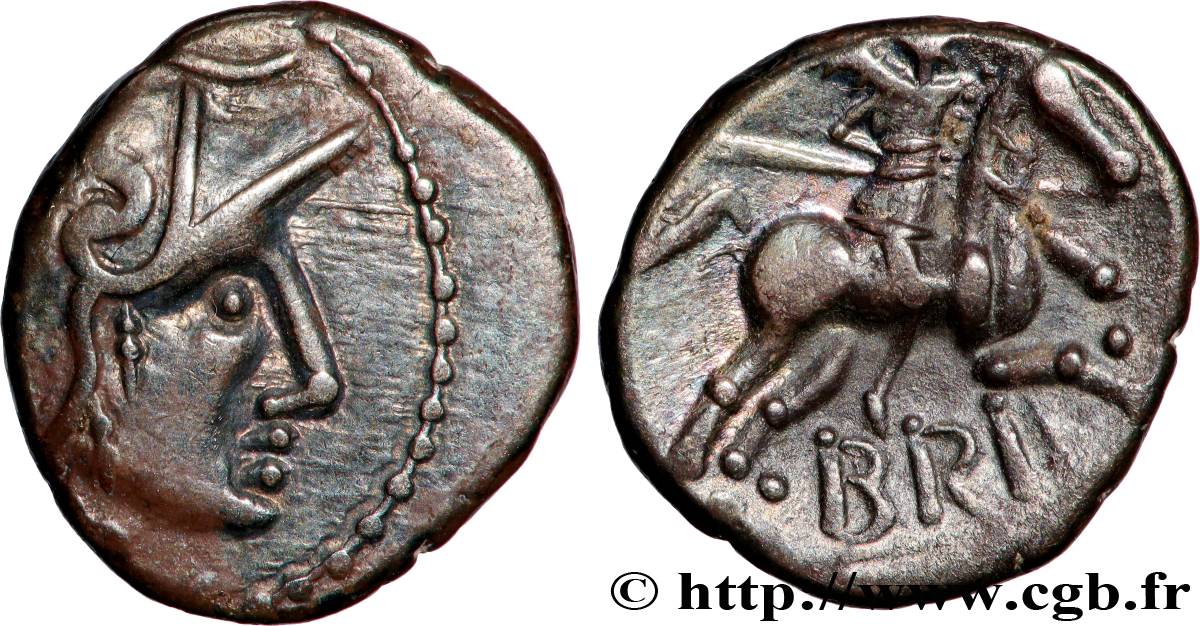 GALLIA - RHONE VALLEY Denier au cavalier,  BRI AU